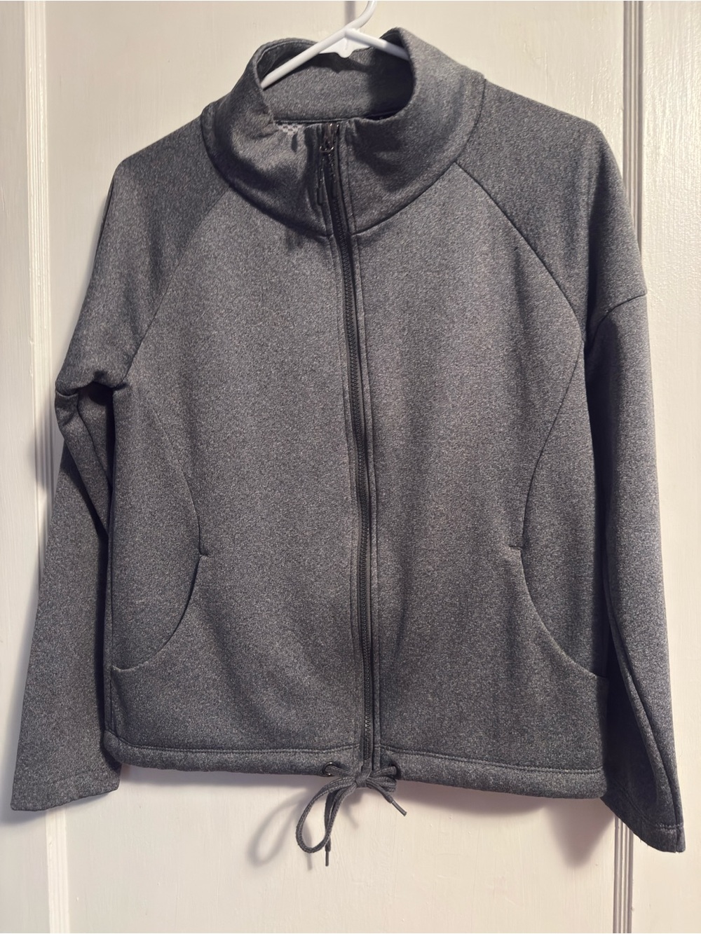 Pulse Gray Full-Zip Utility Jacket